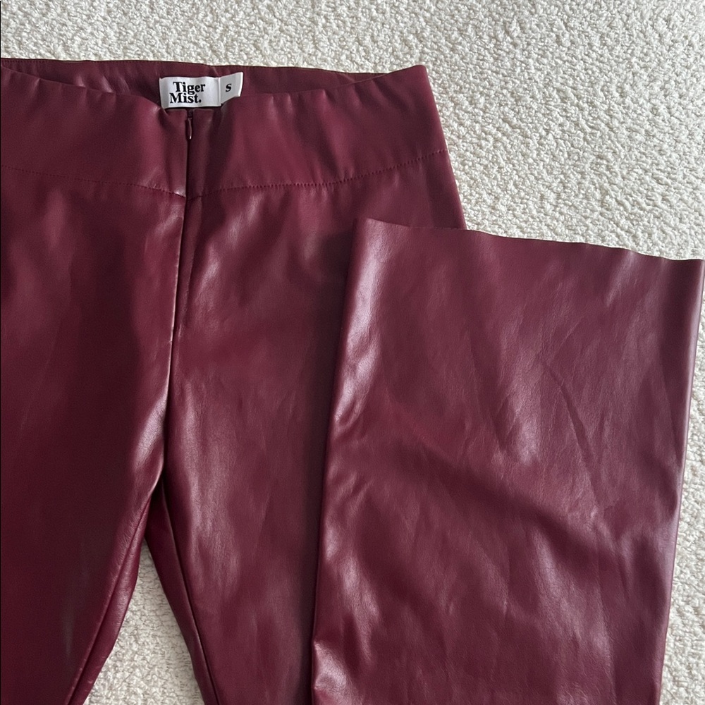Tiger Mist Burgundy Boot Cut Pants